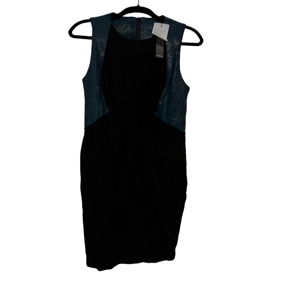 Revolve Krisa Bodycon Colorblock Knee Length Sleeveless Dress NWT Medium
